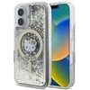 Hello Kitty HKHMP16SLGDIK Apple iPhone 16 6.1″ juodos spalvos auksinis kietas dėklas Liquid Glitter Fever MagSa