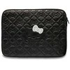 Nešiojamo kompiuterio krepšys 14" Hello Kitty Sleeve Zip PU Quilted Bows (HKCSZPEKHBPK) juodos spalvos