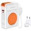 Hybrid charger 4smarts 6-in-1 USB-C/USB-A PD 22.5W with 10,000 mAh power bank, Qi wireless charging,