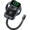 Belaidis įkroviklis skirtas Apple Watch Usams CD245 2-in-1 with 1200mAh powerbank + USB-C kabelis tarnish