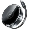 Indukcinis įkroviklis 3 viename AWEI W27 15W su USB-C laidu, greitas įkrovimas, juodos spalvos