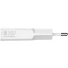 Įkroviklis jungiama į tinklą 4smarts FlatPlug Slim Dual 30W GaN 2xUSB-C balta
