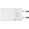 Įkroviklis jungiama į tinklą 4smarts FlatPlug Slim Dual 30W GaN 2xUSB-C balta