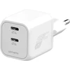 Sieninis įkroviklis 4smarts PDPlug SiC Dual 45W 2xUSB-C baltas
