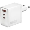 Įkroviklis jungiama į tinklą 4smarts Pocket GaN 100W 2xUSB-C + USB-A balta