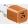 Įkroviklis jungiama į tinklą Energea Ampcharge GaN35 USB-C/USB-A PD/PPS/QC3.0 35W oranžinė