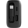 Įkroviklis jungiama į tinklą Energea Ampcharge Arc 65 USB-A/USB-C + zwijany kabelis USB-C PD/PPS/QC3.0 GaN gunmetal