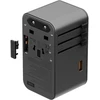 Įkroviklis jungiama į tinklą Energea TravelWorld Adapteris GaN 160W PD 3xUSBC/USB-A gunmetal
