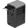 Įkroviklis jungiama į tinklą Energea TravelWorld Adapteris GaN 160W PD 3xUSBC/USB-A gunmetal