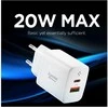 Įkroviklis Spigen Essential 20W Wall Charger EE202EU, baltas