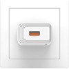 Įkroviklis jungiama į tinklą USAMS T69 18W USB-A balta