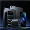 Įkroviklis jungiama į tinklą USAMS T70 40W 2xUSB-A/2xUSB-C juoda
