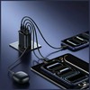 Įkroviklis jungiama į tinklą USAMS T70 40W 2xUSB-A/2xUSB-C juoda