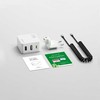 Įkroviklis podróży 4smarts Flex adapterHub 65W GaN USB-C/USB-A/HDMI balta