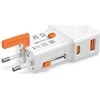 4smarts Weltreiseadapter Nomad Pocket 25W, baltas