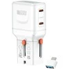 4smarts kelioninis adapteris „Nomad Pocket“ 65 W, baltas