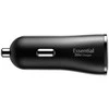Juodas 30W 2xUSB-A automobilinis įkroviklis „Spigen Essential EV302”