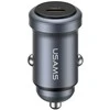 USAMS CC321 automobilinis įkroviklis Aluminum 30W PD USB-C tarnish