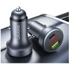 Įkroviklis samochodowa USAMS CC327 Aliuminio 45W USB-A USB-C tarnish