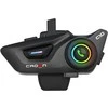 Motociklo domofonas Crown C10 Bluetooth 5.3 Juodas