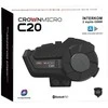 Motorcycle intercom Crown C20 Bluetooth 5.1 juodos spalvos