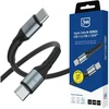 3Mk apsaugos priedai - 3mk Hyper Cable N-SERIES C-C 3m PD 3.0 QC 3.0 20V/5A 100W Juodas