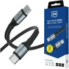 3Mk Protection 3mk Hyper Cable N-SERIES USB-C / USB-C 1.5m PD 3.0 QC 3.0 20V / 5A 100W - juodas