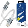 3Mk Protection 3mk Hyper Cable N-SERIES USB-C / Lightning 3m PD 3.0 9V/3A 27W - baltas