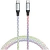 Kabelis 4smarts USB-C 60W 1.5m RGB