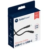 Motorola Silicone cable SC18D13215 USB-C to USB-C 1m, 5A Juodas BULK