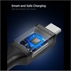 Spigen Essential USB C to USB C 100W Fabric Cable, juodas EB10015CC