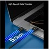 Spigen Essential USB C to USB C 100W Fabric Cable, juodas EB10015CC