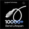 Spigen Essential USB C to USB C 240W Fabric Cable, baltas EB24015CC