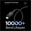 Spigen Essential USB C to USB C 240W Fabric Cable, juodas EB24015CC
