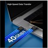 Spigen Essential USB C to USB C 240W Fabric Cable, juodas EB24015CC