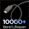 Kabelis Spigen Essential EB6015CC USB-C 60W 150 cm - tamsiai pilka