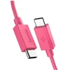 Kabelis Spigen Essential EB6015CC USB-C 60W 100 cm - rožinis