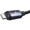 Kabelis USAMS Al-Alloy SJ816 U110 RGB Fast Charging 30W USB-C do Lightning 1,2 m balta