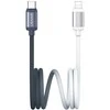 Kabelis USAMS Bicolor Series SJ757 PD 30W USB-C/Lightning 1.2m juodos spalvos and baltas