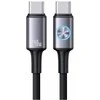 Kabelis USAMS Huan Series SJ751 240W USB-C į USB-C 1,2 m, tamsinti