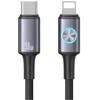 Kabelis USAMS Huan Series SJ753 30W USB-C į Lightning 1,2 m, tamsinti