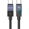 Kabelis USAMS SJ777 PD 240W USB-C/USB-C 1.2m tarnish