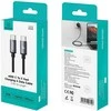 Kabelis USAMS U91 60W USB-C į USB-C 1m, tamsinimui