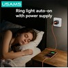 Kabelis USAMS U92 18W USB-C to USB-A 1.2m juodos spalvos