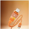 Kabelis USAMS U93 30W USB-C to Lightning 1.2m oranžinės spalvos
