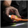 Kabelis USAMS U93 30W USB-C to Lightning 1.2m oranžinės spalvos