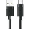 USAMS U94 18W USB-C į USB-A kabelis 1m juodas