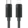 Kabelis USAMS U94 30W USB-C į Lightning 1m juodos spalvos