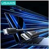 USAMS U94 60W USB-C į USB-C kabelis 1m juodas