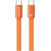 Kabelis USAMS U96 60W USB-C to USB-C 1.2m oranžinės spalvos